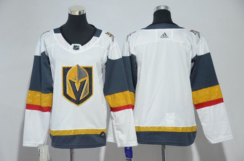 Men Vegas Golden Knights Blank Fanatics Branded Breakaway Home White Adidas NHL Jersey